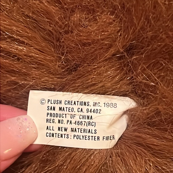 Vintage 1980s Plush Creations Halloween Orangutan Monkey Plush Stuffed Animal - Picture 6 of 8